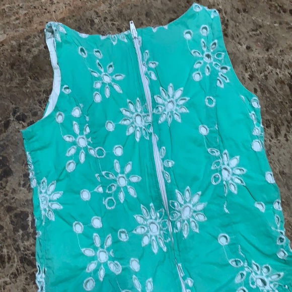 Floral‎ eyelet dress fully lined with tulle sz 10 - Picture 8 of 8